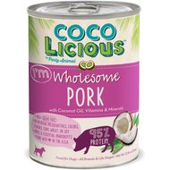 Party Animal Cocolicious 95% Wholesome Pork Grain-Free Canned Dog Food, 12.8-oz, case of 12