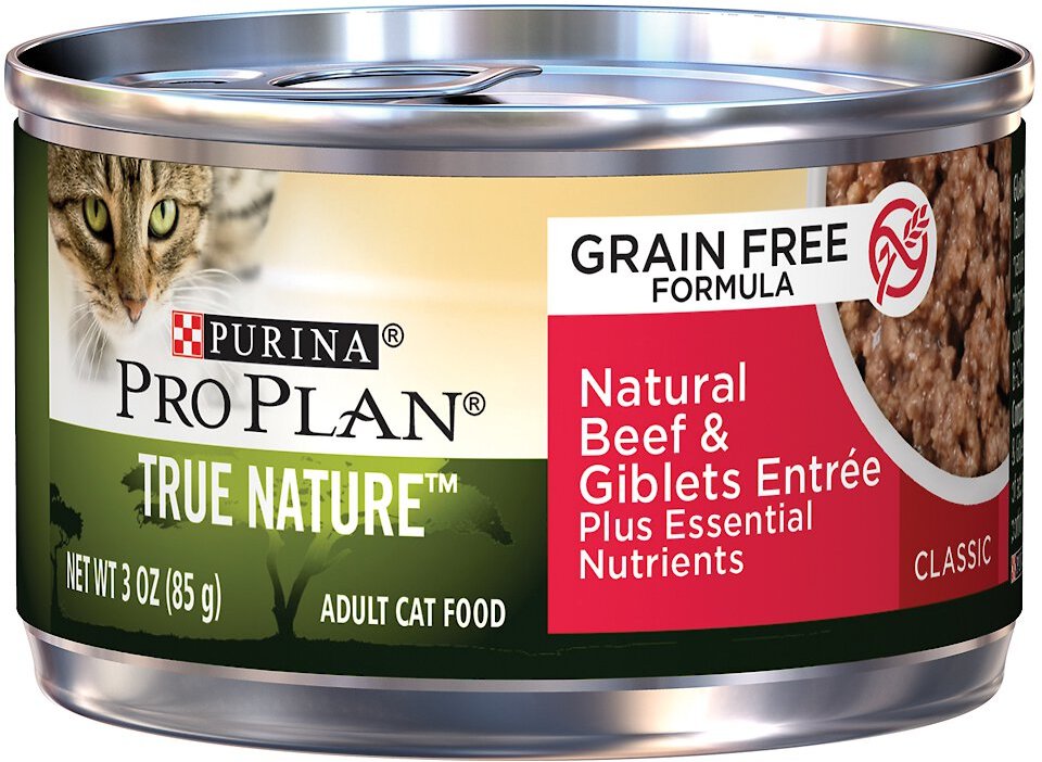 Purina Pro Plan Adult True Nature Natural Beef & Giblets ...