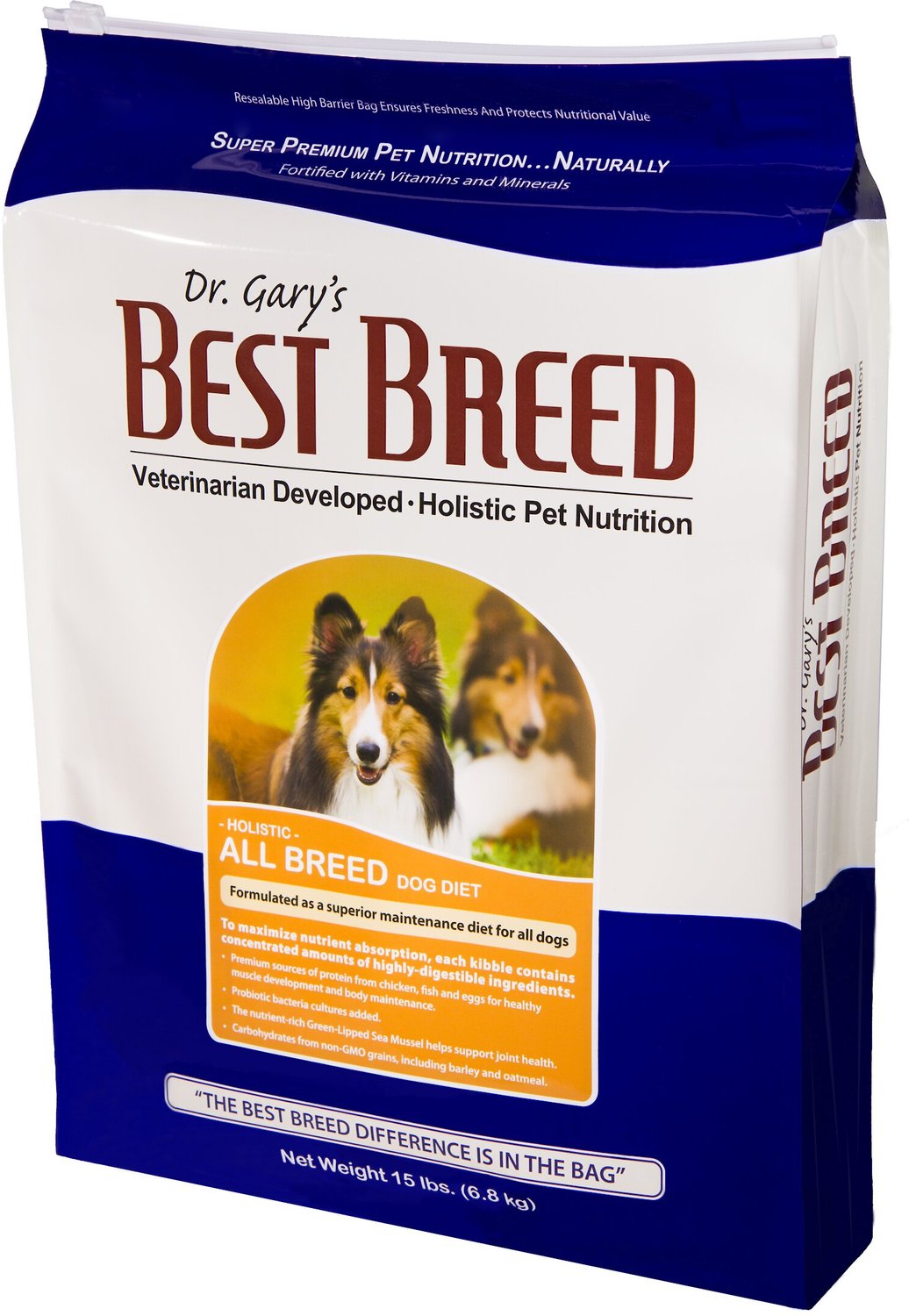 Dr. Gary's Best Breed Holistic All Breed Dry Dog Food, 15lb bag