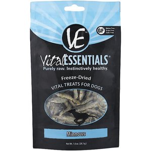 Vital Essentials Minnows Freeze-Dried Raw Dog Treats, 1-oz bag