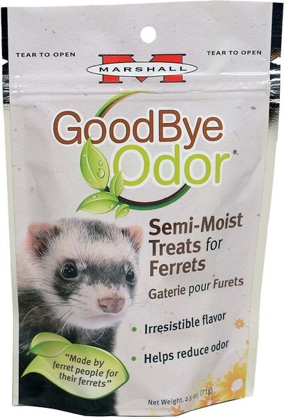Marshall Goodbye Odor Ferret Semi-Moist Treats, 2.5-oz bag slide 1 of 1