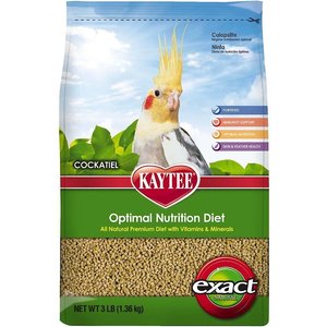 Kaytee Exact Cockatiel Food, 3-lb bag