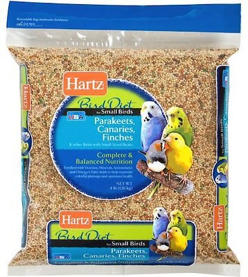 Hartz Bird Diet for Parakeets, Canaries & Finches Small Bird Food, slide 1 of 1
