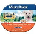 Natural Balance Delectable Delights Surf 'N Turf Grain-Free Wet Dog Food, 2.75-oz, case of 24