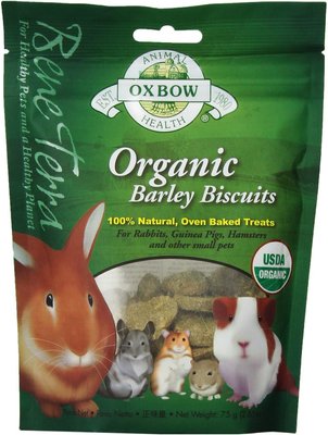 Oxbow Bene Terra Organic Barley Biscuits Small Animal Treats, slide 1 of 1