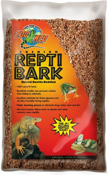 Zoo Med Premium Repti Bark Natural Fir Reptile Bedding, 8-qt bag slide 1 of 8