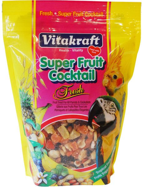 Vitakraft Super Fruit Cocktail Parrot & Cockatiel Treats, 20-oz bag slide 1 of 4