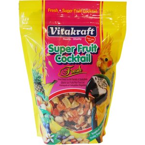 Vitakraft Super Fruit Cocktail Parrot & Cockatiel Treats, 20-oz bag