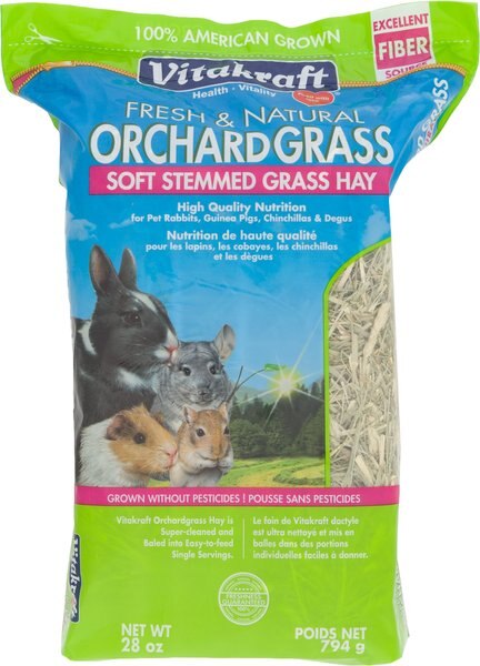 Vitakraft Orchard Grass Hay Small Animal Food, 28-oz bag slide 1 of 6