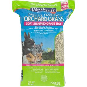 Vitakraft Orchard Grass Hay Small Animal Food, 28-oz bag