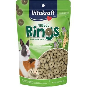 Vitakraft Nibble Rings Crunchy Small Animal Treats, 10.6-oz bag
