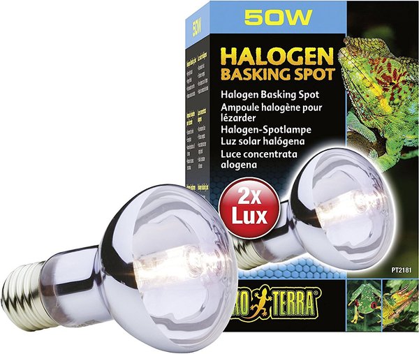 Exo Terra Sun Glo Halogen Daylight Reptile Lamp, 50-w bulb slide 1 of 2
