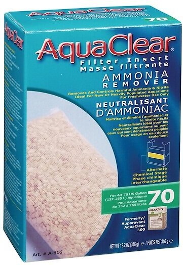 AquaClear Ammonia Remover Filter Insert, Size 70 slide 1 of 2