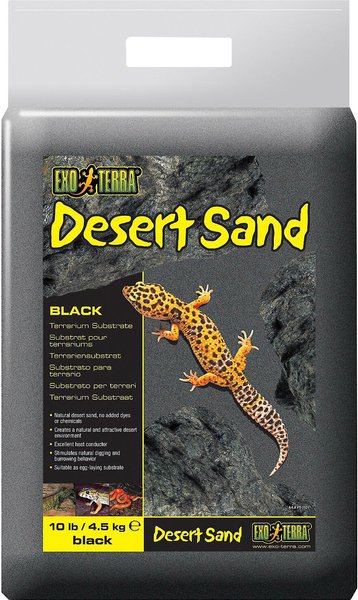 Exo Terra Desert Sand Terrarium Reptile Substrate, Black, 10-lb bag slide 1 of 2