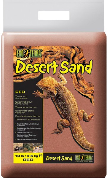 Exo Terra Desert Sand Terrarium Reptile Substrate, Red, 10-lb bag slide 1 of 2