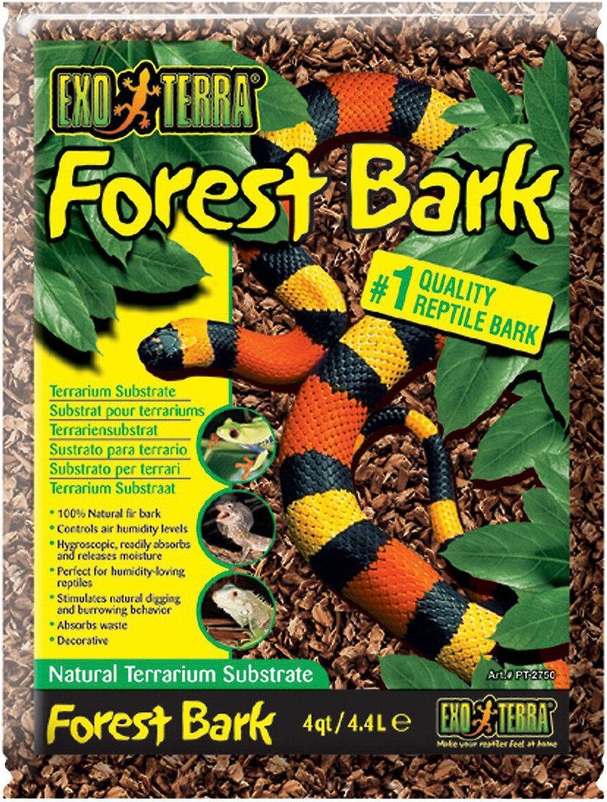 Exo Terra Forest Bark Natural Fir Terrarium Reptile Substrate