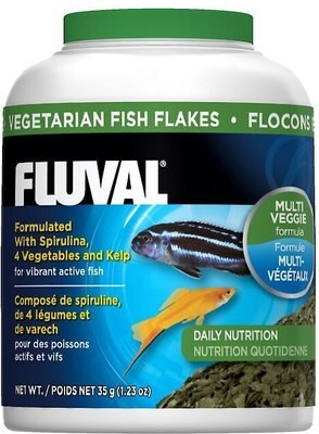 Fluval Vegetarian Flaked Fish Food, slide 1 of 1