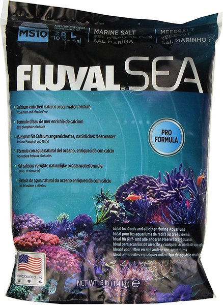 Fluval Sea Marine Salt Aquarium Water Conditioner, 3-lb bag slide 1 of 2