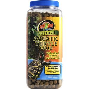 Zoo Med Natural Aquatic Maintenance Formula Turtle Food, 12-oz jar