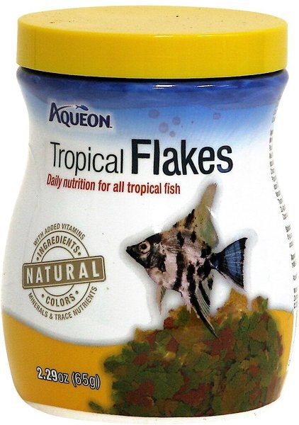 Aqueon Tropical Flakes Freshwater Fish Food, 2.29-oz jar slide 1 of 7