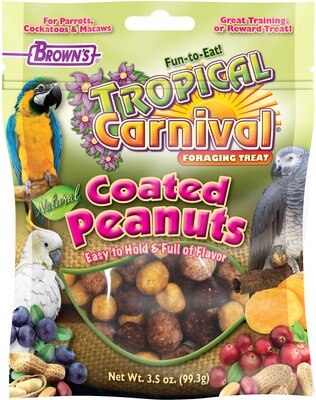 Brown's Tropical Carnival Coated Peanuts Bird Treats, slide 1 of 1