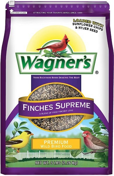 Wagner's Finches Supreme Premium Wild Bird Food, 5-lb bag slide 1 of 6