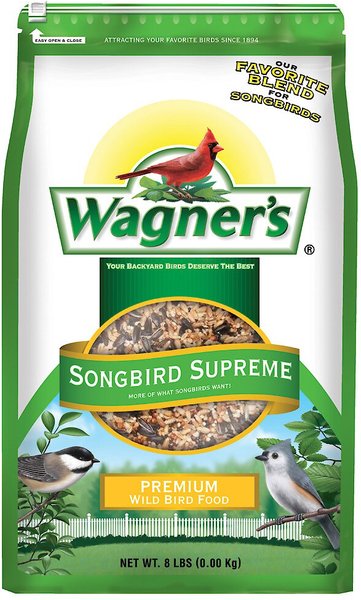 Wagner's Songbird Supreme Premium Wild Bird Food, 8-lb bag slide 1 of 6