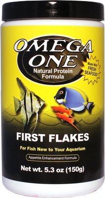 Omega One First Flakes New Aquarium Fish Food, slide 1 of 1