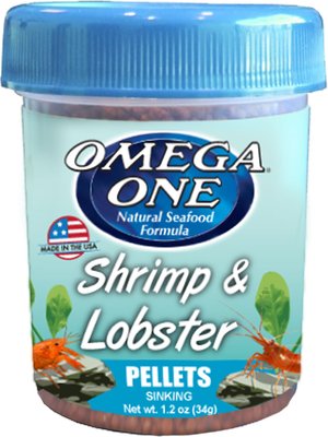 Omega One Shrimp & Lobster Pellets Sinking Crustacean Food, slide 1 of 1