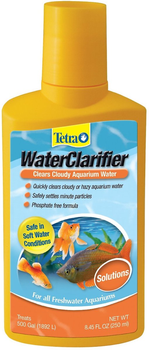 Tetra water clarifier for freshwater aquariums
