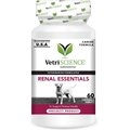 VetriScience Renal Essentials Chewable Tablets Kidney Supplement for Dogs, 60-count
