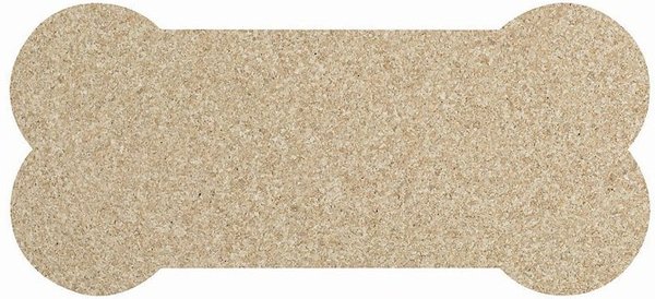 ORE Pet Recycled Rubber Natural Skinny Bone Placemat slide 1 of 2