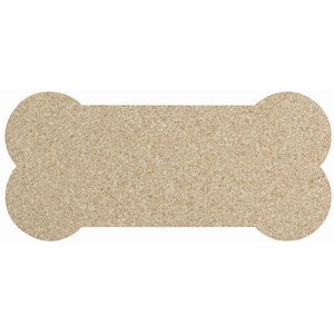 ORE Pet Recycled Rubber Natural Skinny Bone Placemat