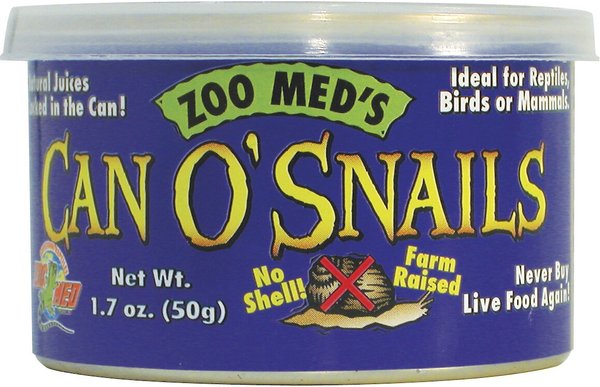 Zoo Med Can O' Snails Reptile, Bird & Mammal Food, 1.7-oz can slide 1 of 2