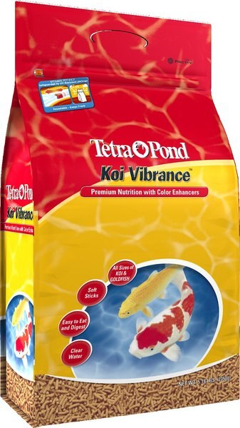 Tetra Pond Koi Vibrance Color Enhancing Sticks Koi & Goldfish Food, 5.18-lb bag slide 1 of 8
