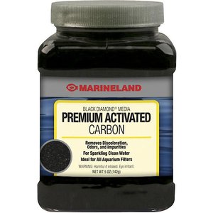 Marineland Black Diamond Activated Carbon Filter Media, 5-oz jar