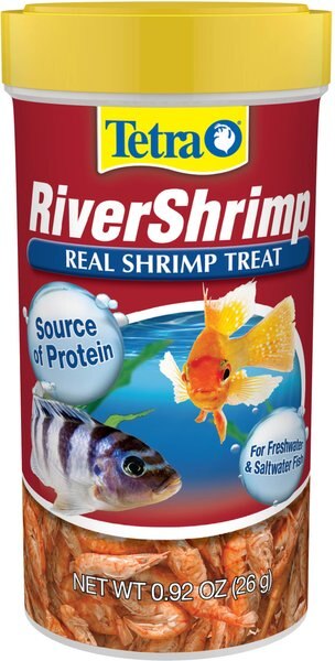 Tetra RiverShrimp Sun Dried Krill Freshwater & Saltwater Fish Treats, .92-oz jar slide 1 of 7