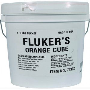 Fluker's Orange Cube Complete Cricket Diet Reptile Supplement, 6-lb bucket