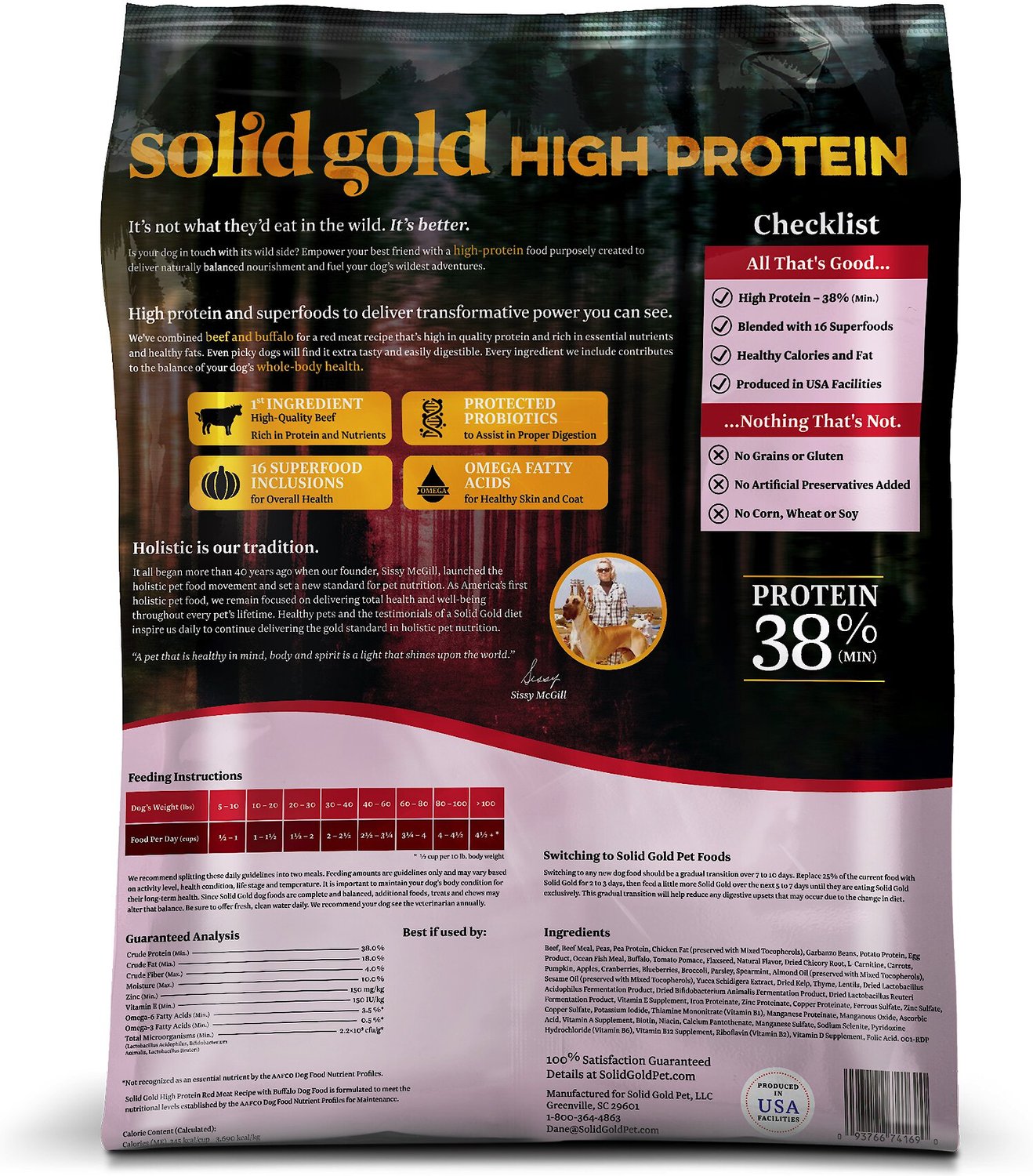 Solid Gold High Protein Grain-Free Red Meat with Buffalo ...