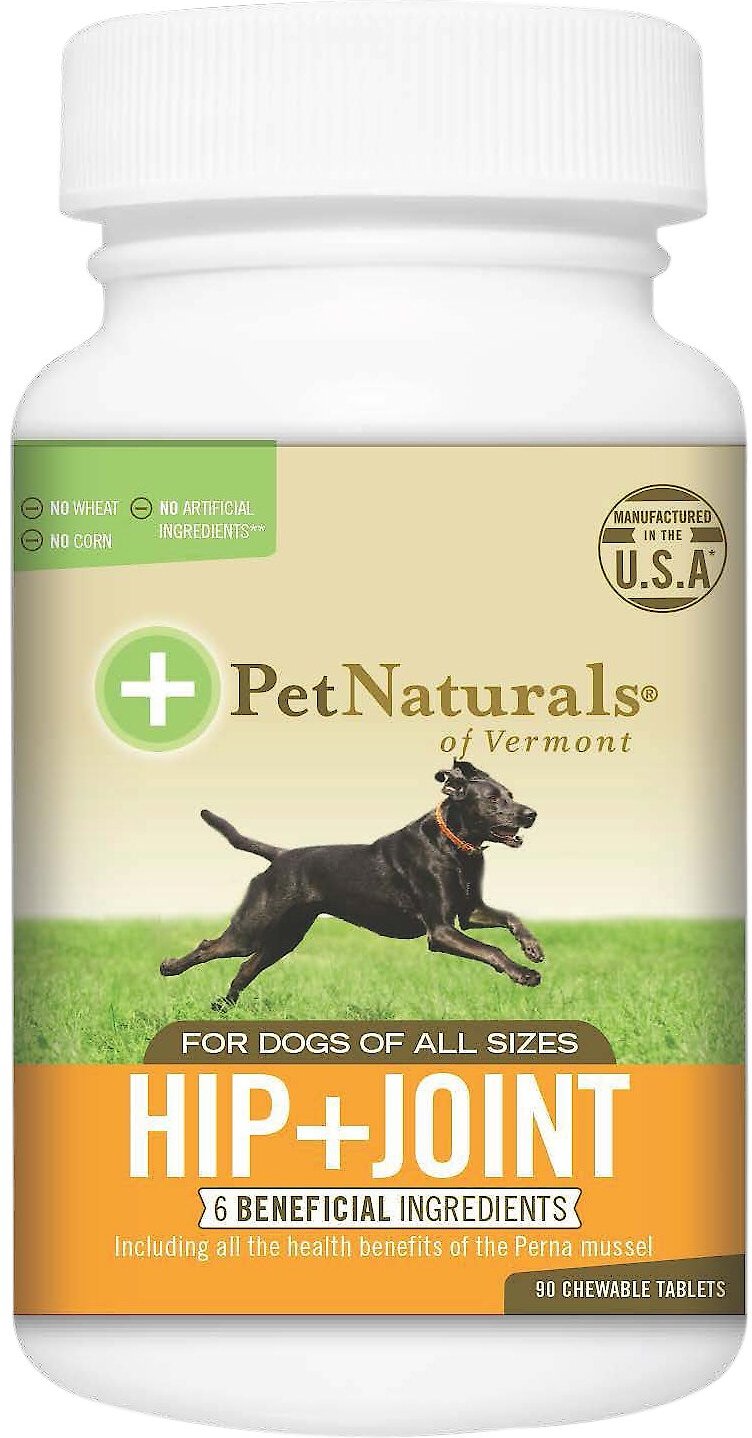 Pet Naturals of Vermont Hip + Joint Dog Supplement, 90 count - Chewy.com