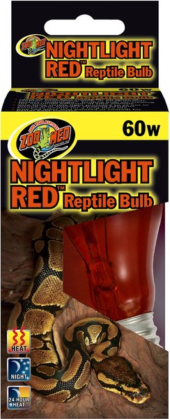 Zoo Med Nightlight Red Reptile Lamp, 60-Watt slide 1 of 2
