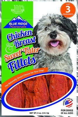Blue Ridge Naturals Chicken Breast & Sweet Tater Fillets Dog Treats, slide 1 of 1
