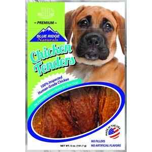 Blue Ridge Naturals Chicken Tenders Dehydrated Dog Treats, 5-oz bag