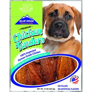 Blue Ridge Naturals Chicken Tenders Dehydrated Dog Treats, 12-oz bag