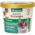 NaturVet Digestive Enzymes Plus Probiotic Soft Chews Digestive Supplement for Cats, 60-count