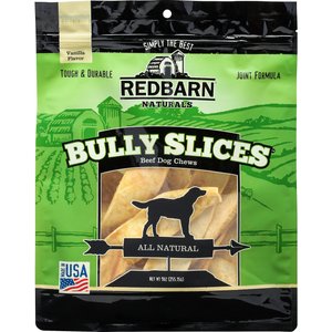 Redbarn Naturals Bully Slices Vanilla Flavor Beef Dog Treats, 9-oz bag