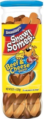 Snausages Snaw Somes! Beef & Cheese Flavor Dog Treats, slide 1 of 1