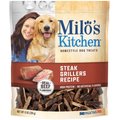 Milo's Kitchen Steak Grillers Recipe with Angus Steak Dog Treats, 10-oz bag