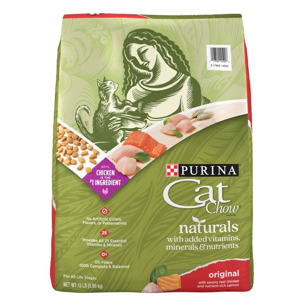 Cat Chow Naturals Original Dry Cat Food, 13lb bag