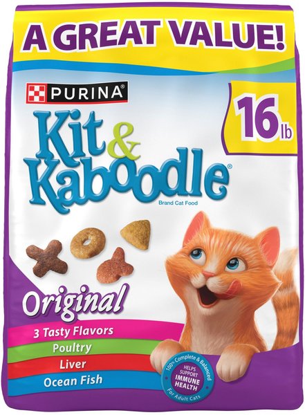 Kit & Kaboodle Dry Cat Food, 16-lb bag slide 1 of 10